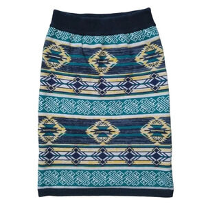 Allover Me Pencil To-The-Knee  Knit Skirt, S